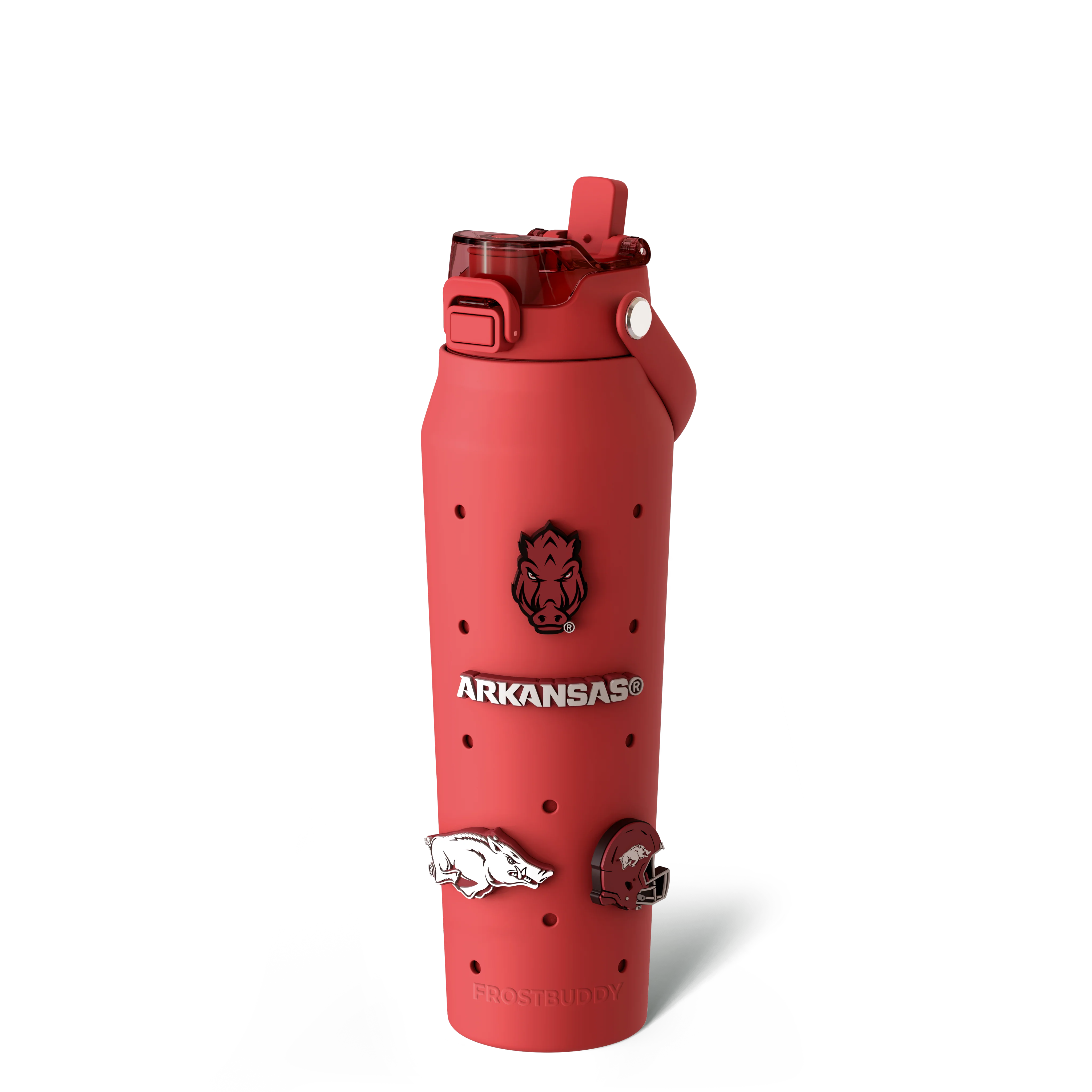 Bottle Buddy 32oz | Arkansas Razorbacks | Skin + Budz Bundle