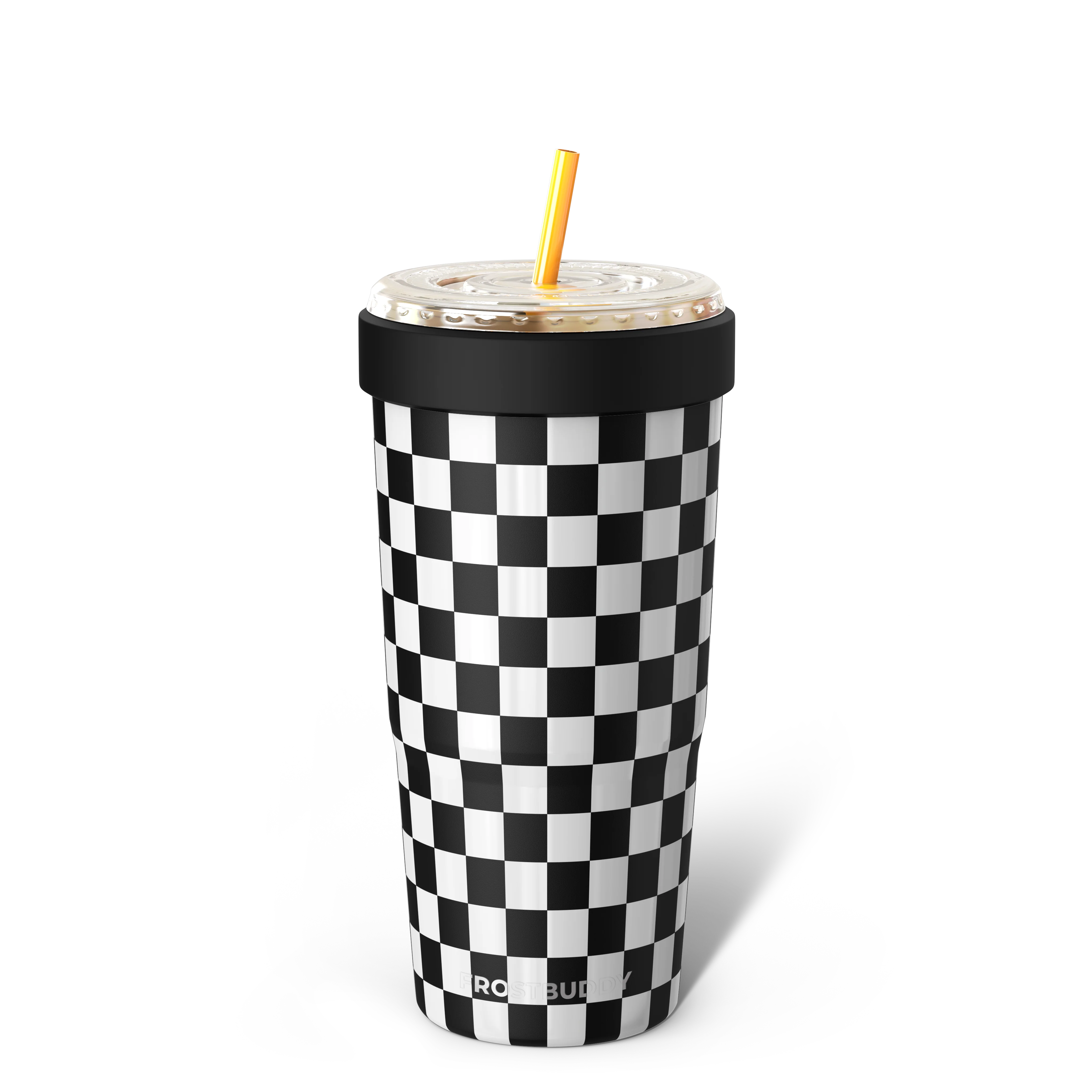To-Go Buddy | Black & White Checkered