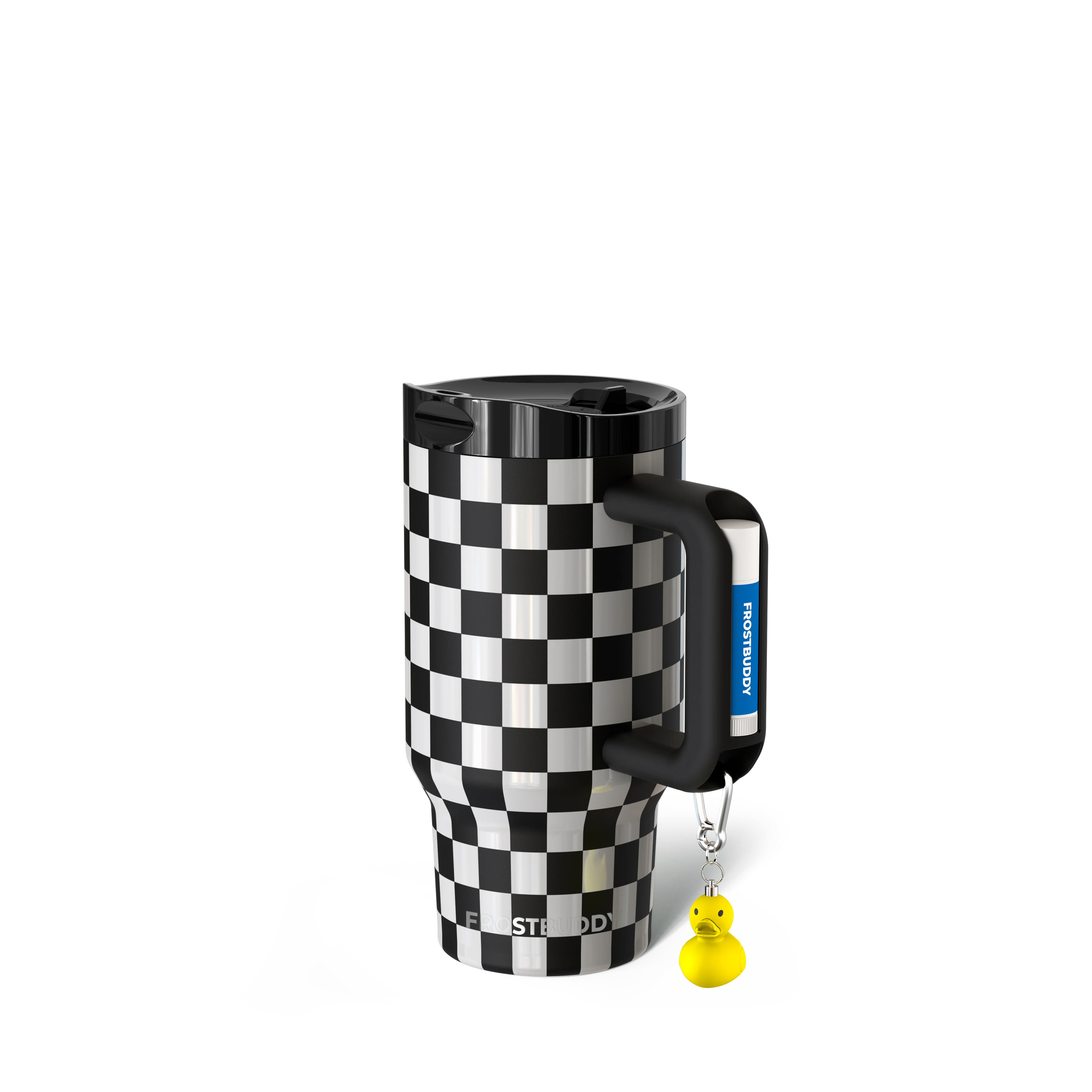 Thicc Buddy 16oz | Black & White Checkered