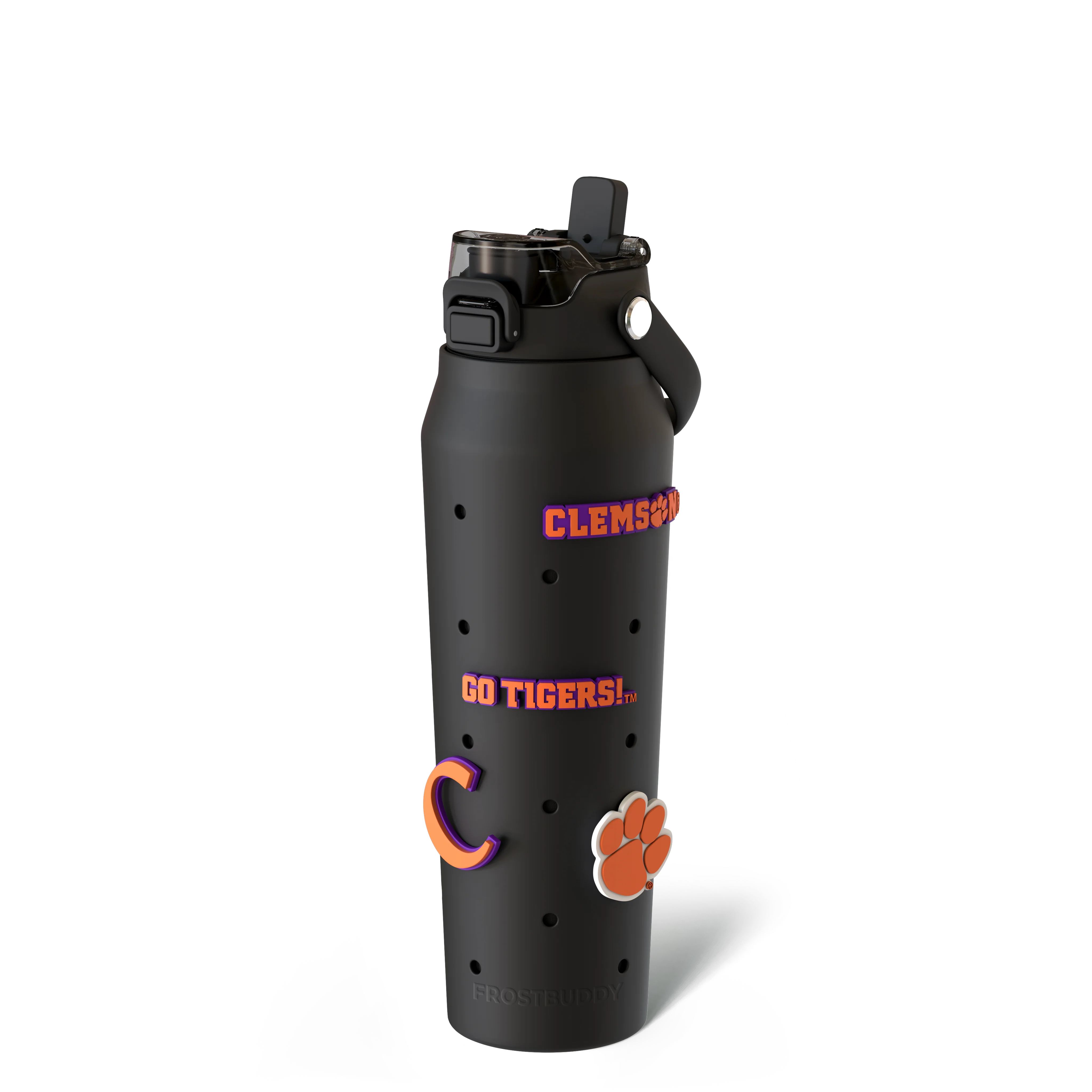 Bottle Buddy 32oz | Clemson Tigers | Skin + Budz Bundle