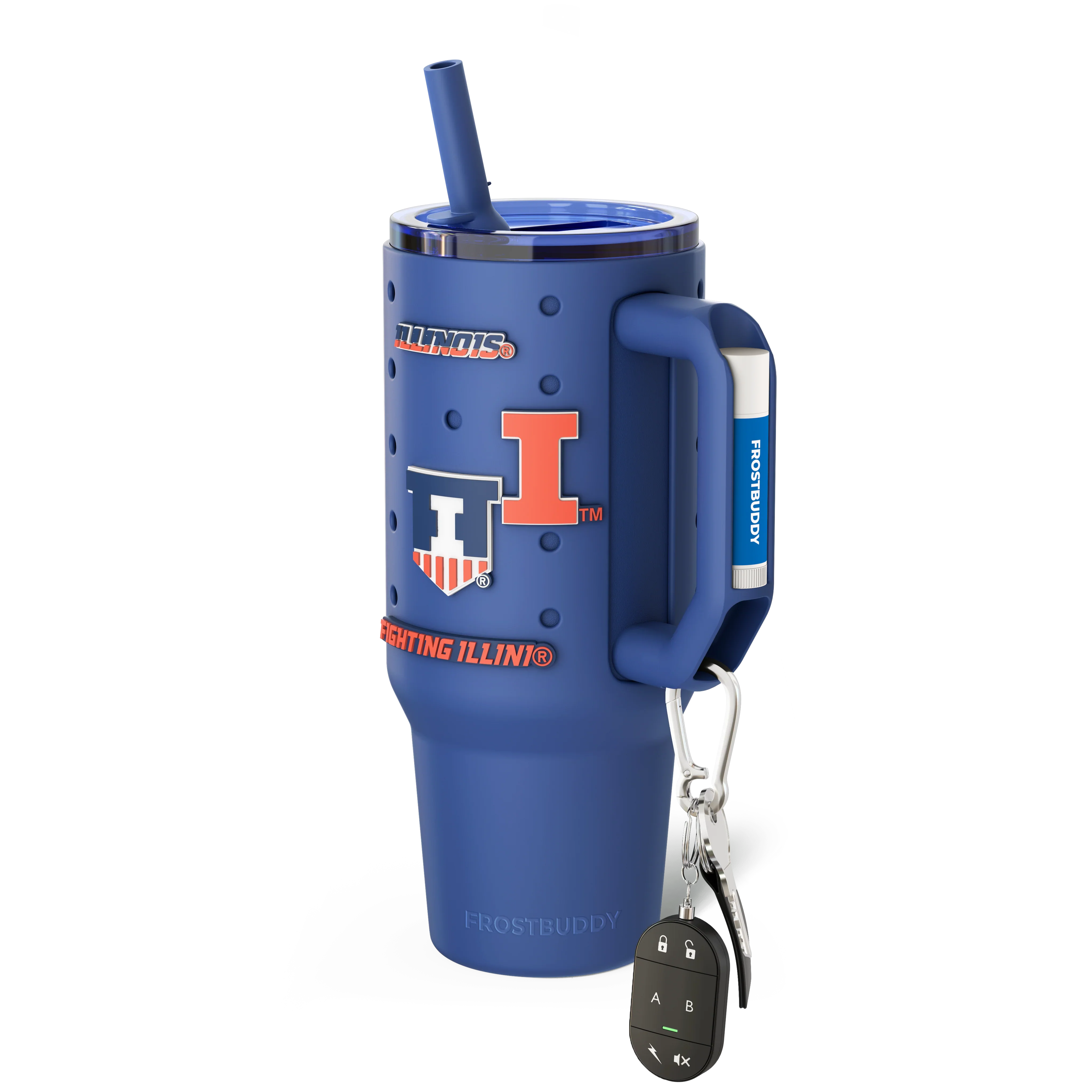 Thicc Buddy 40oz | Illinois Fighting Illini | Skin + Budz Bundle