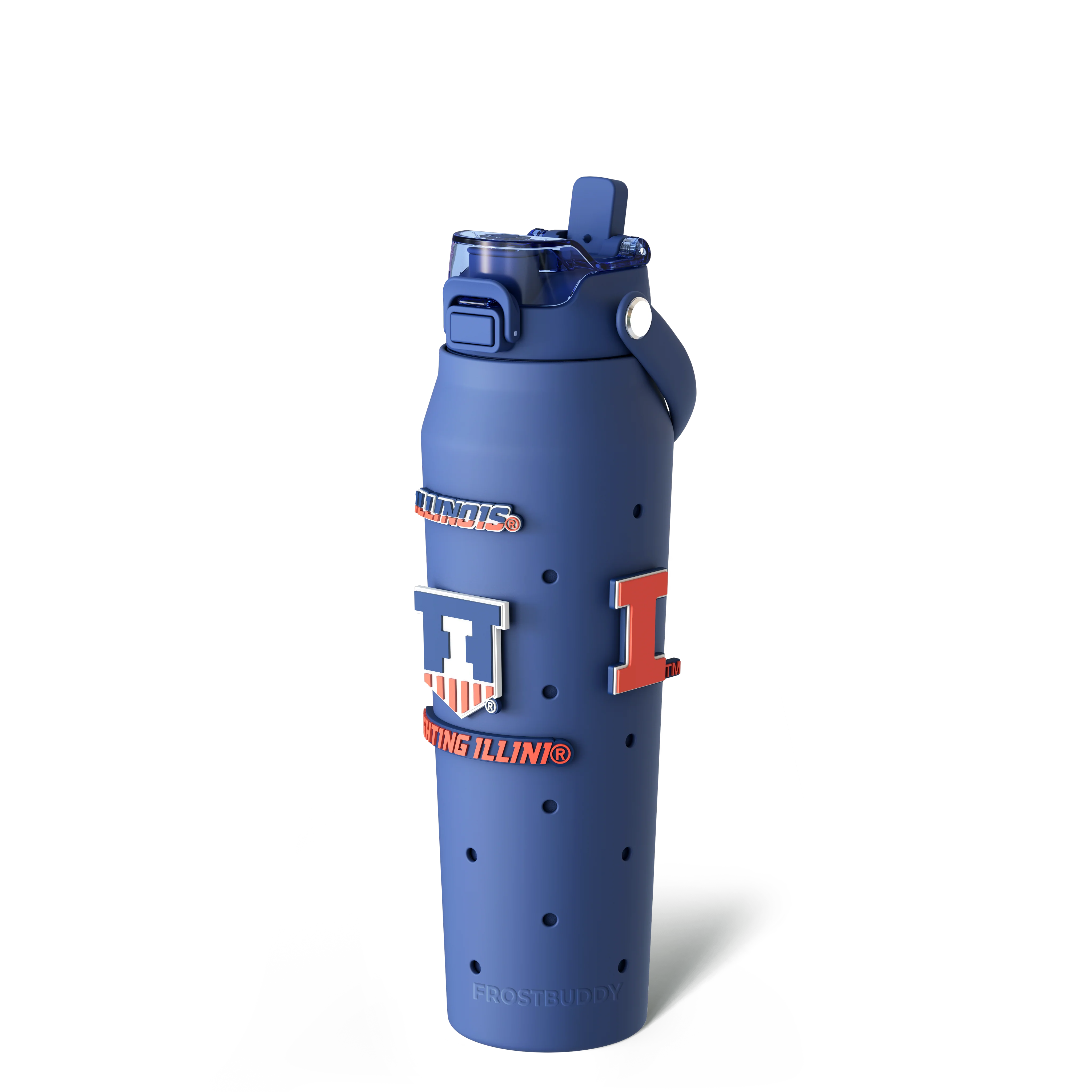 Bottle Buddy 32oz | Illinois Fighting Illini | Skin + Budz Bundle