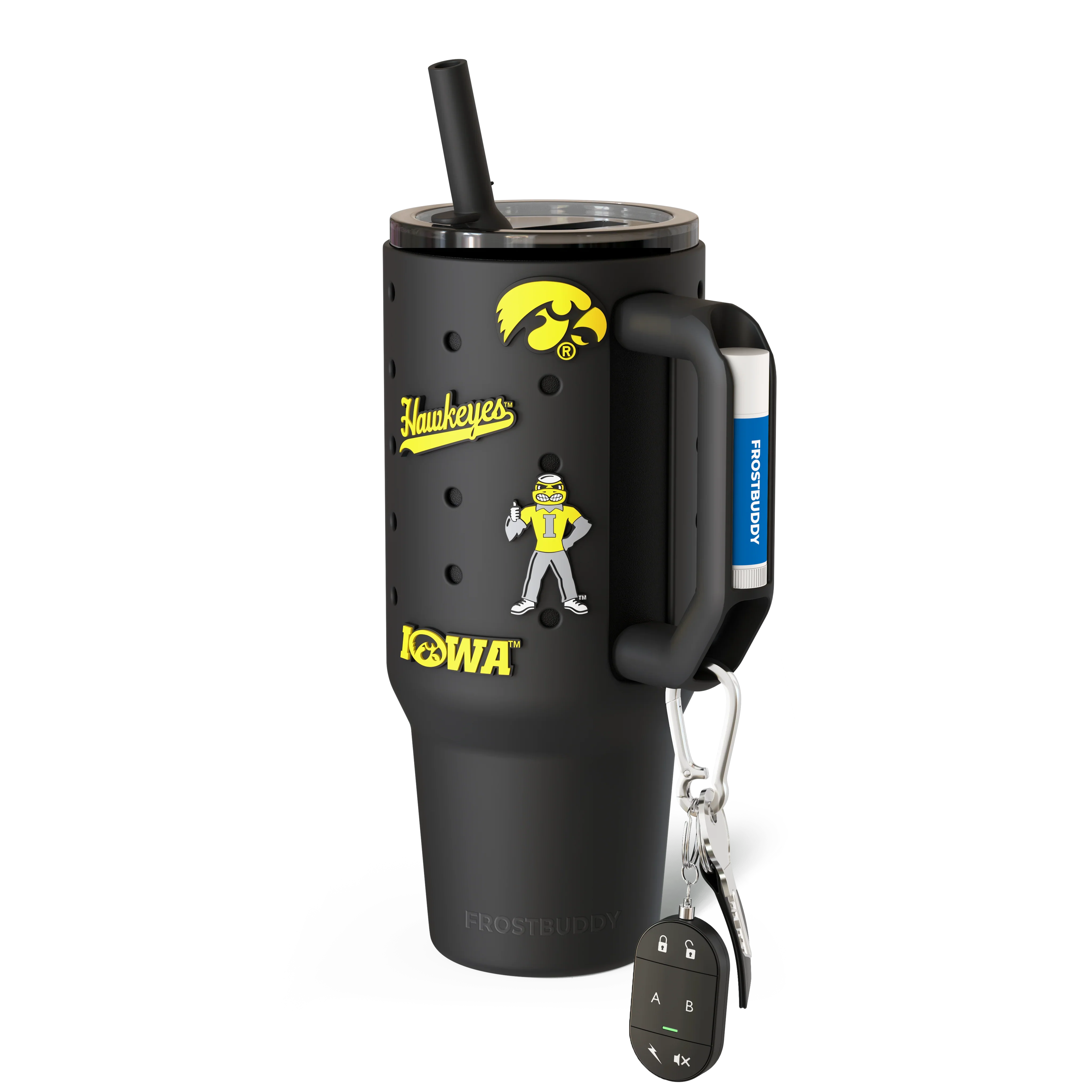 Thicc Buddy 40oz | Iowa Hawkeyes | Skin + Budz Bundle