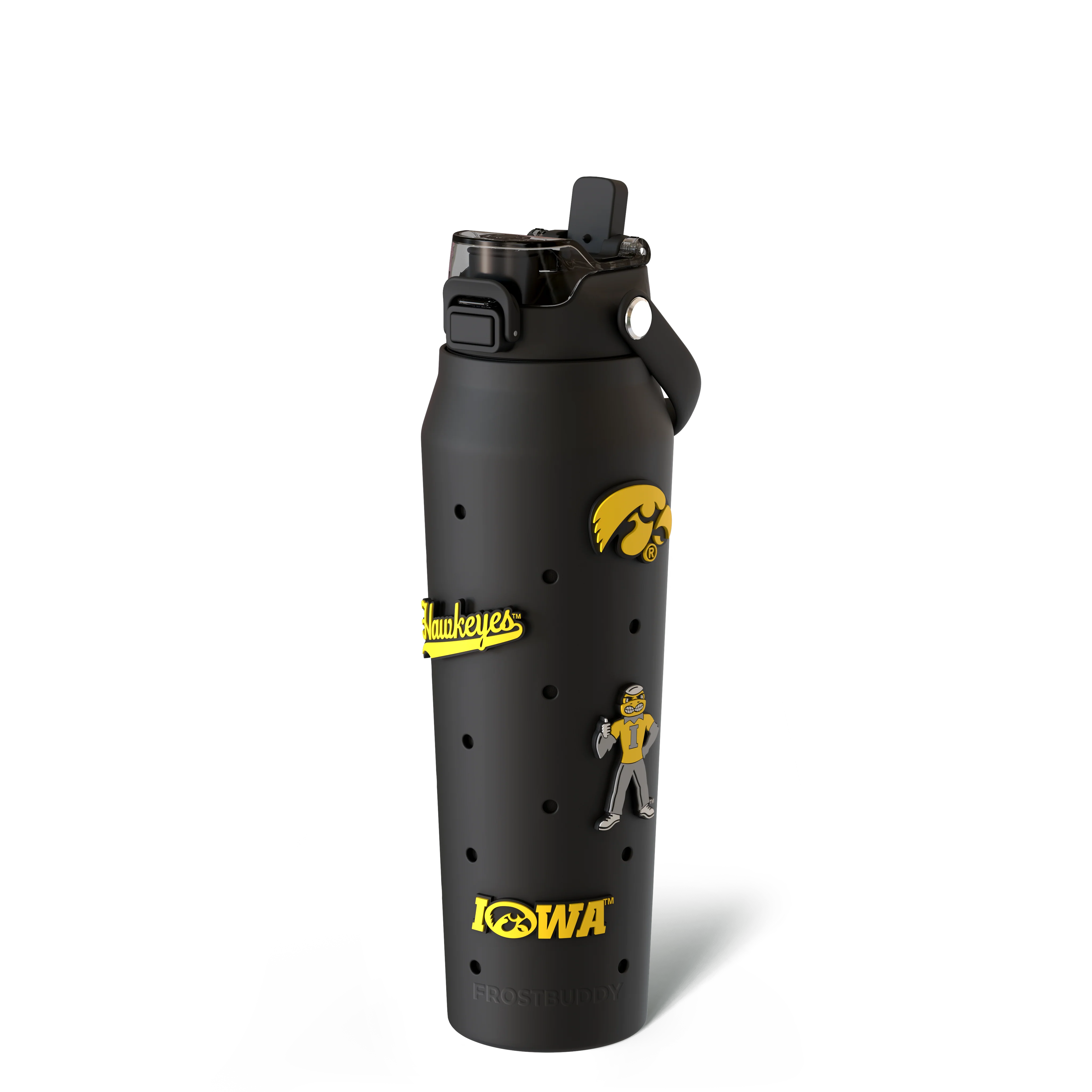 Bottle Buddy 32oz | Iowa Hawkeyes | Skin + Budz Bundle