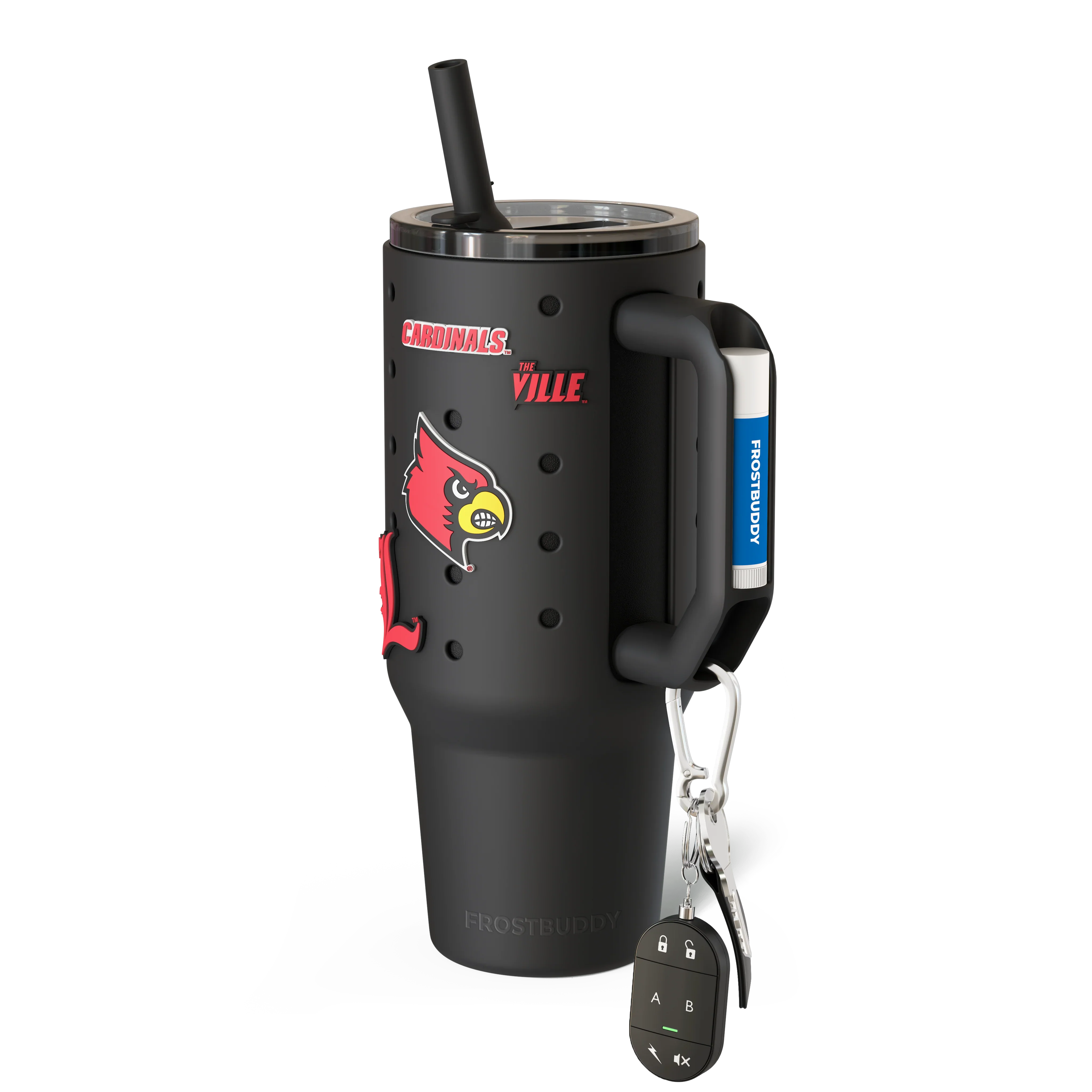 Thicc Buddy 40oz | Louisville Cardinals | Skin + Budz Bundle