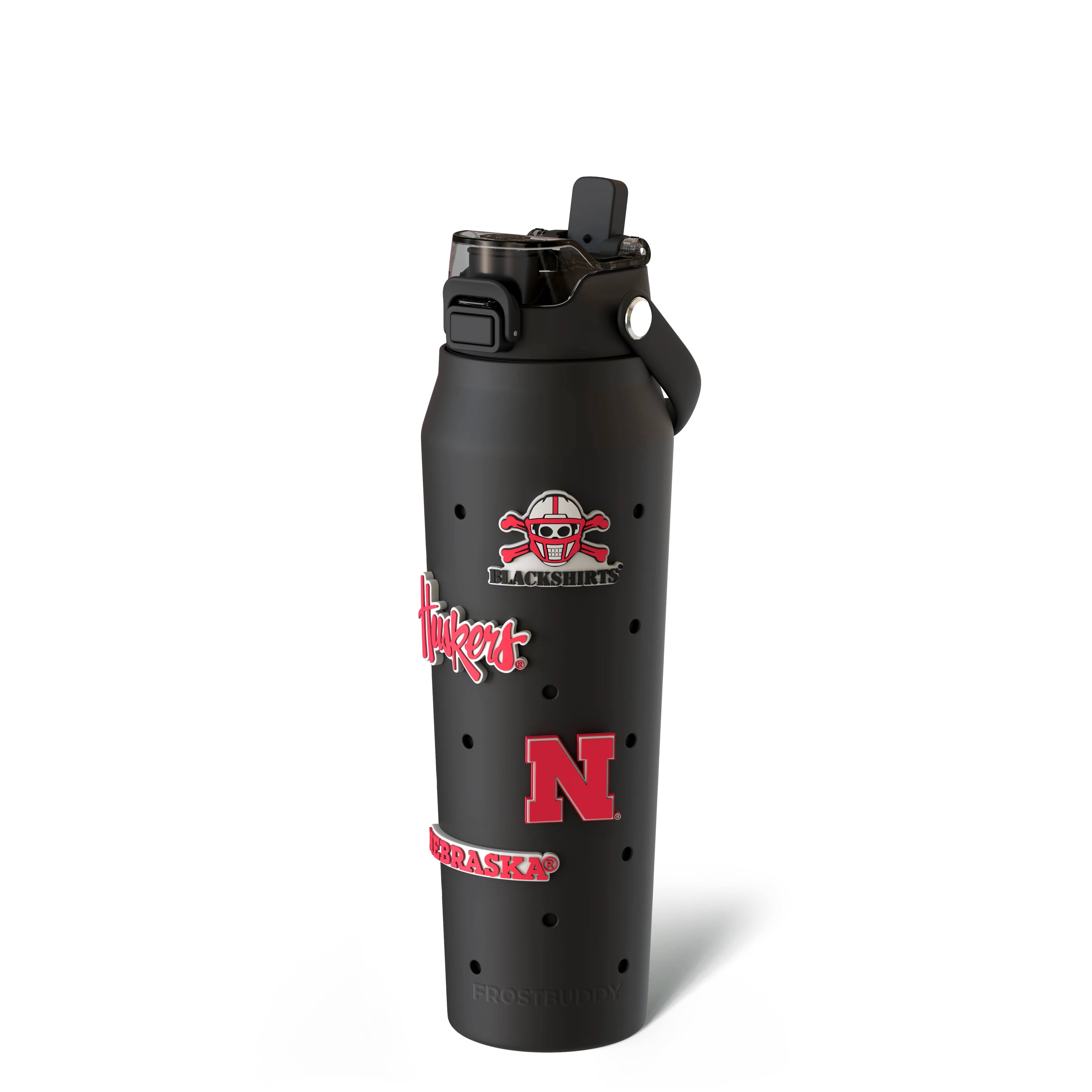 Bottle Buddy 32oz | Nebraska Cornhuskers | Skin + Budz Bundle