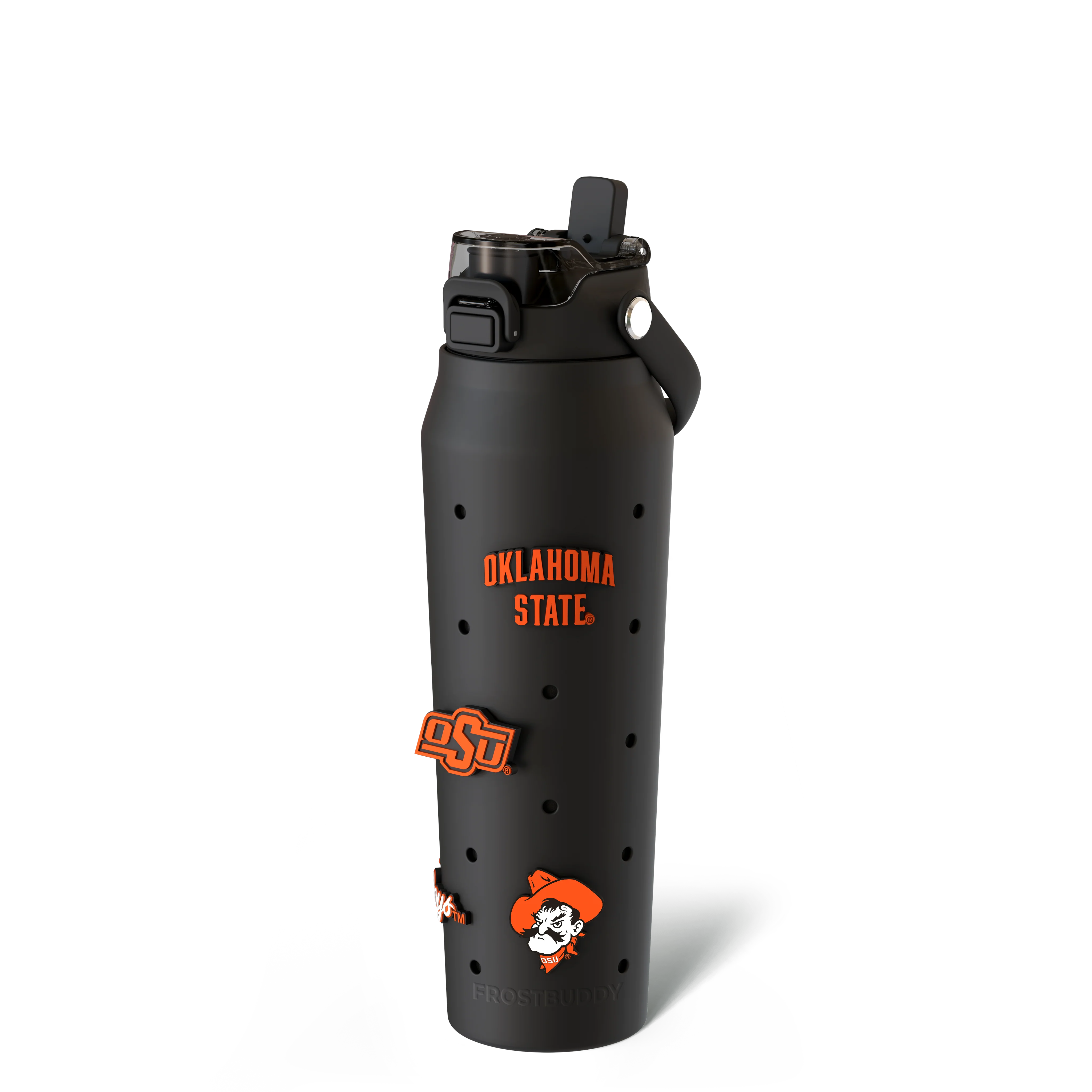 Bottle Buddy 32oz | Oklahoma State Cowboys | Skin + Budz Bundle