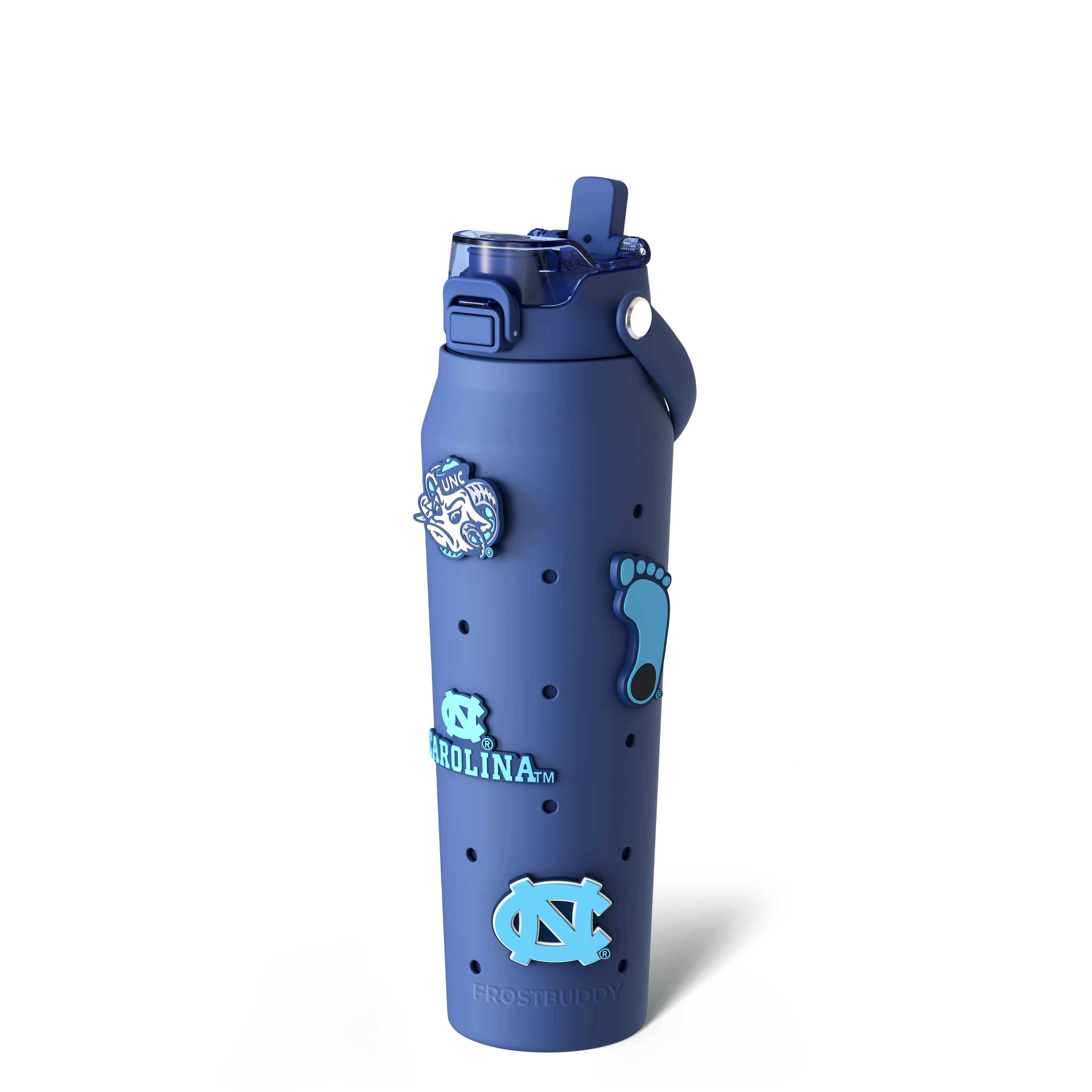 Bottle Buddy 32oz | UNC Tarheels | Skin + Budz Bundle