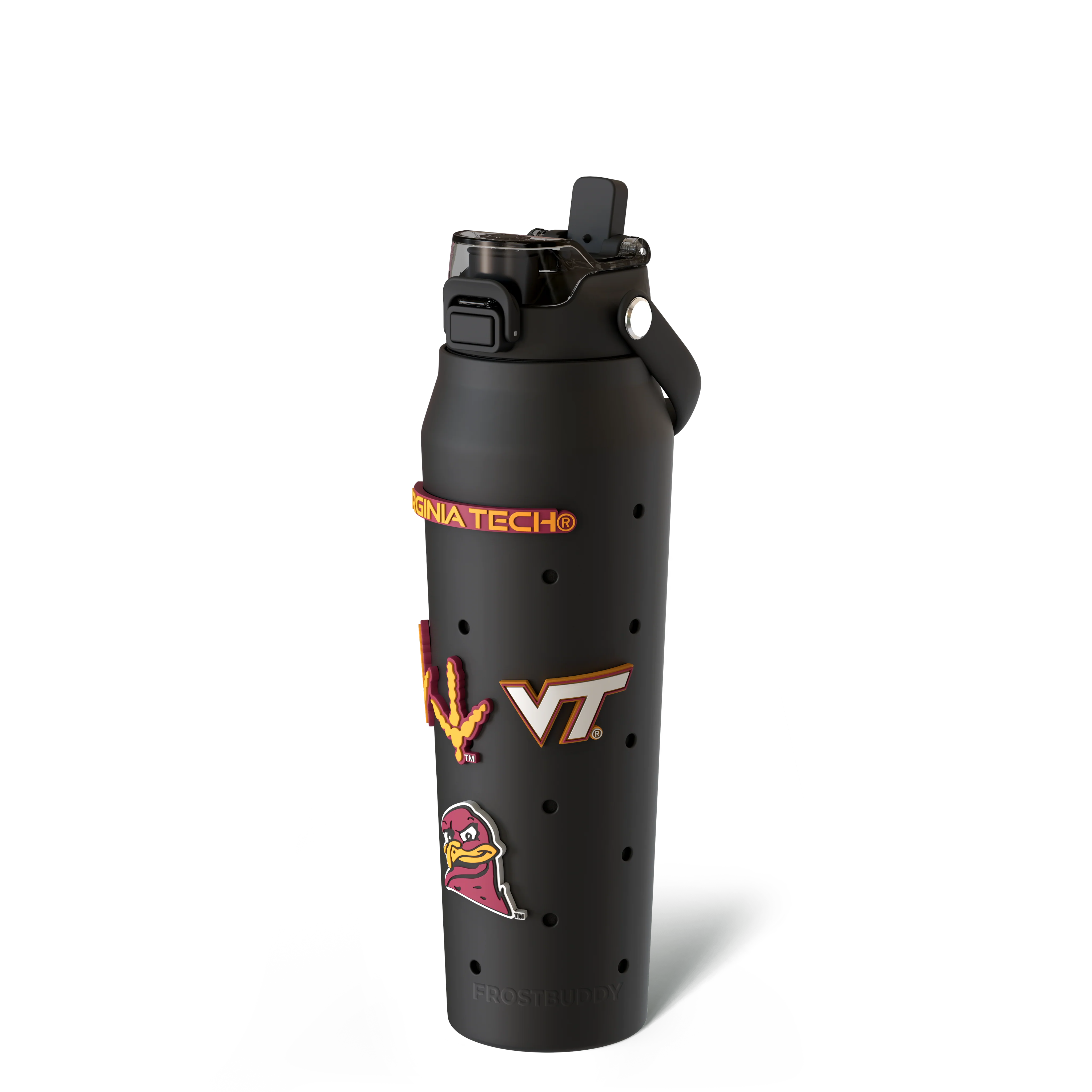 Bottle Buddy 32oz | Virginia Tech Hokies | Skin + Budz Bundle