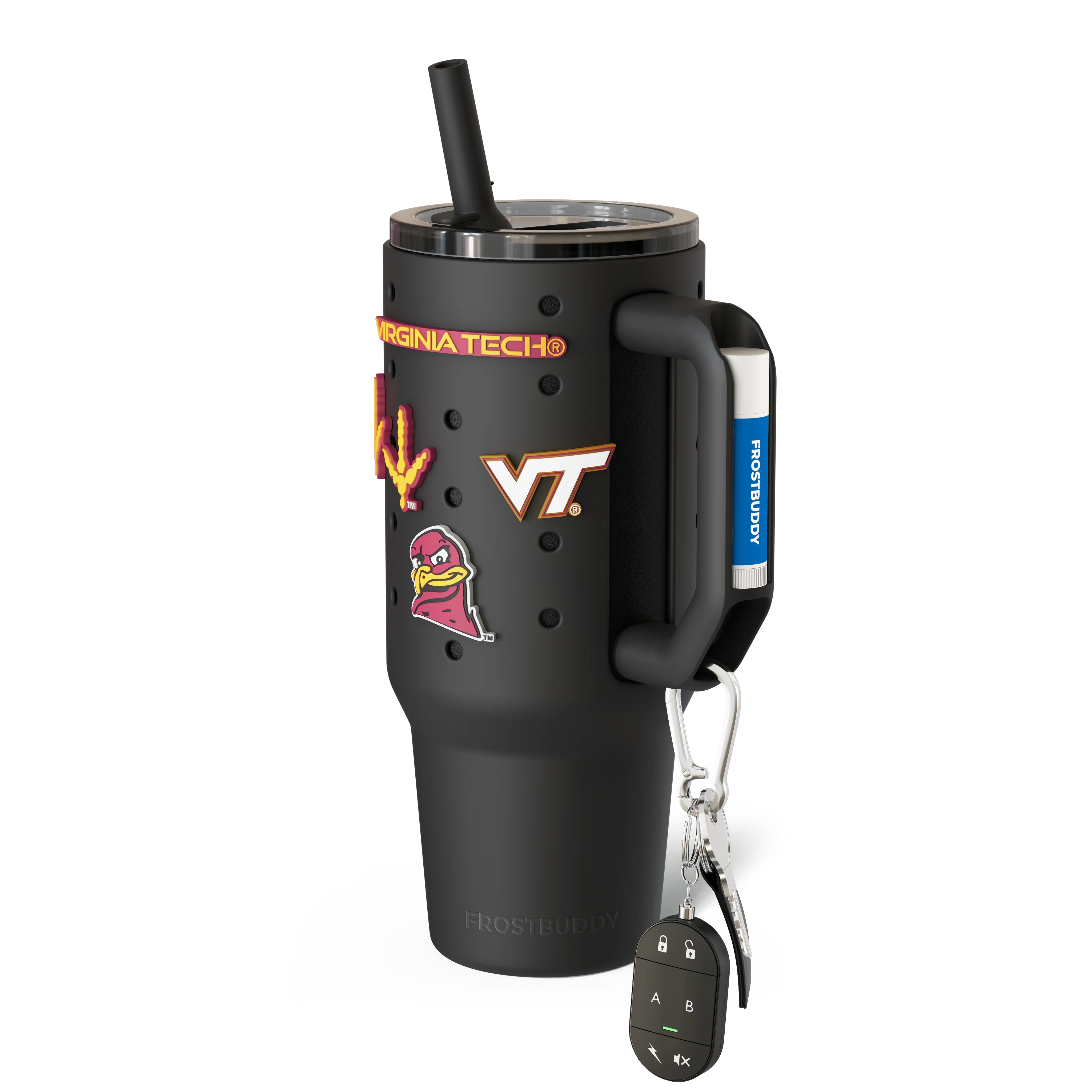 Thicc Buddy 40oz | Virginia Tech Hokies | Skin + Budz Bundle