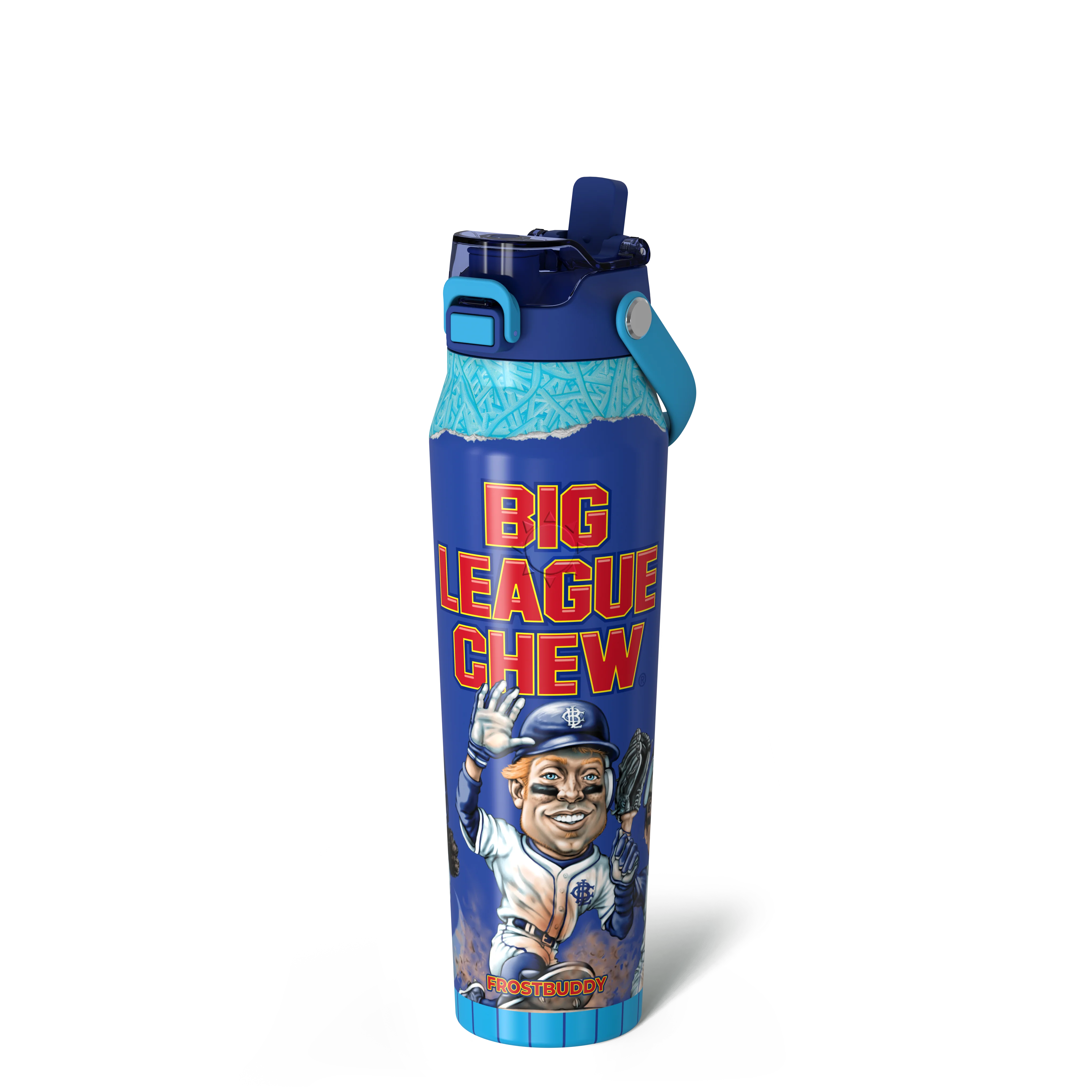 Bottle Buddy 32oz | Blue Raspberry Big League Chew