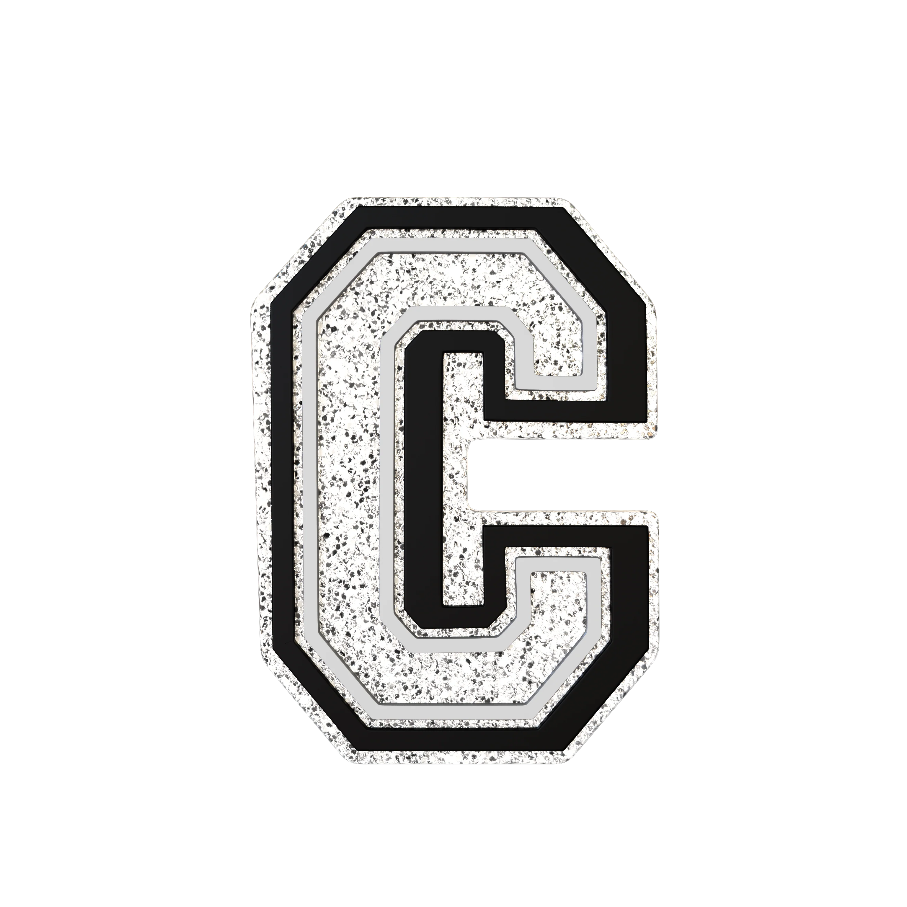 Budz | Silver Letter C