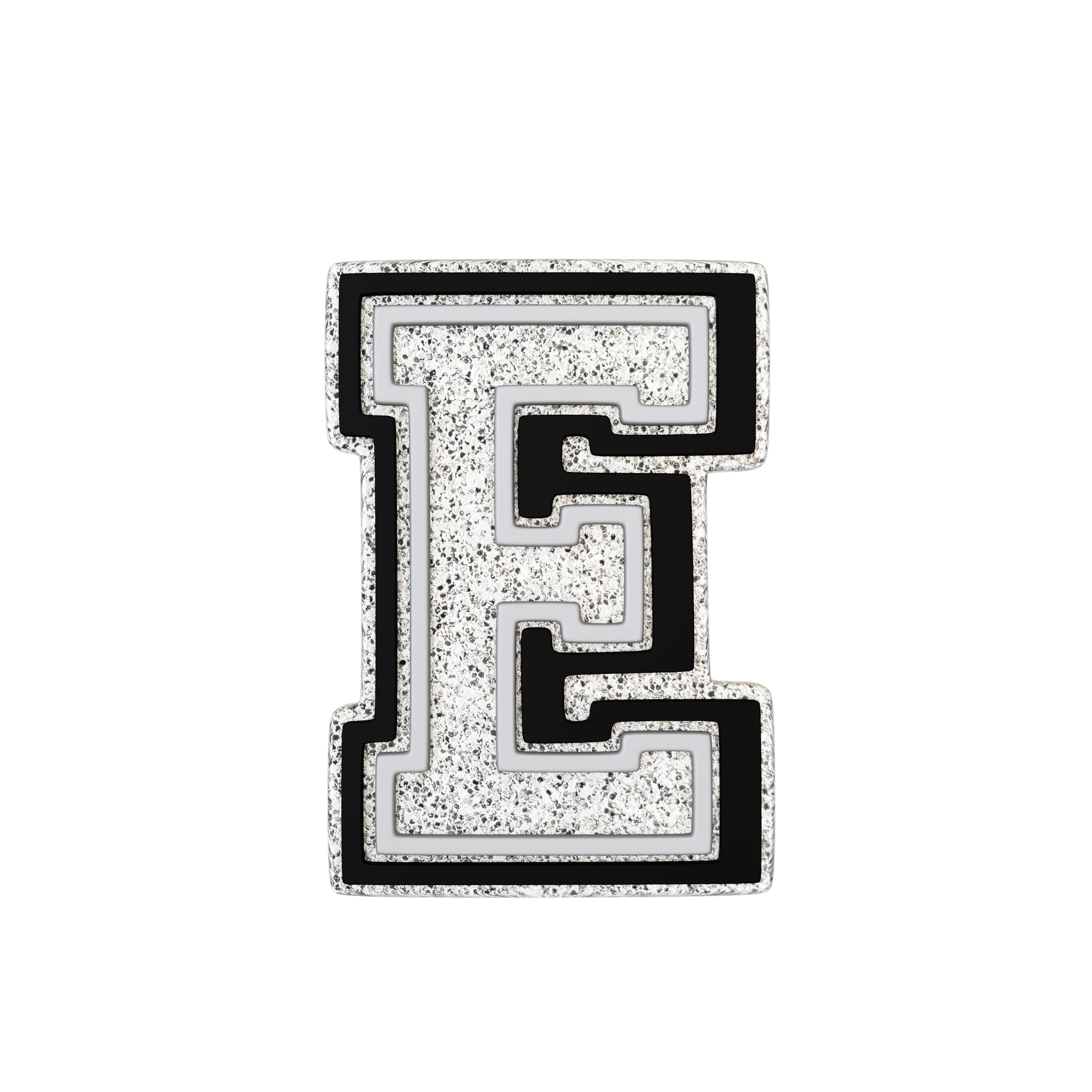 Budz | Silver Letter E