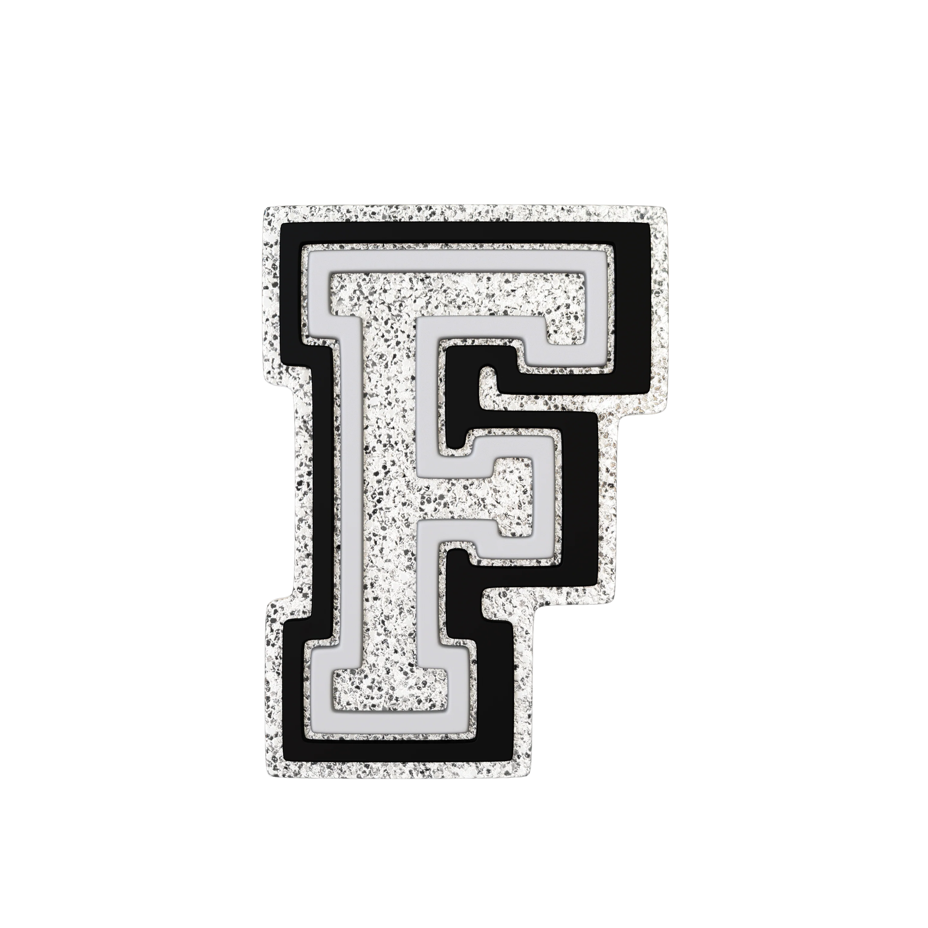 Budz | Silver Letter F