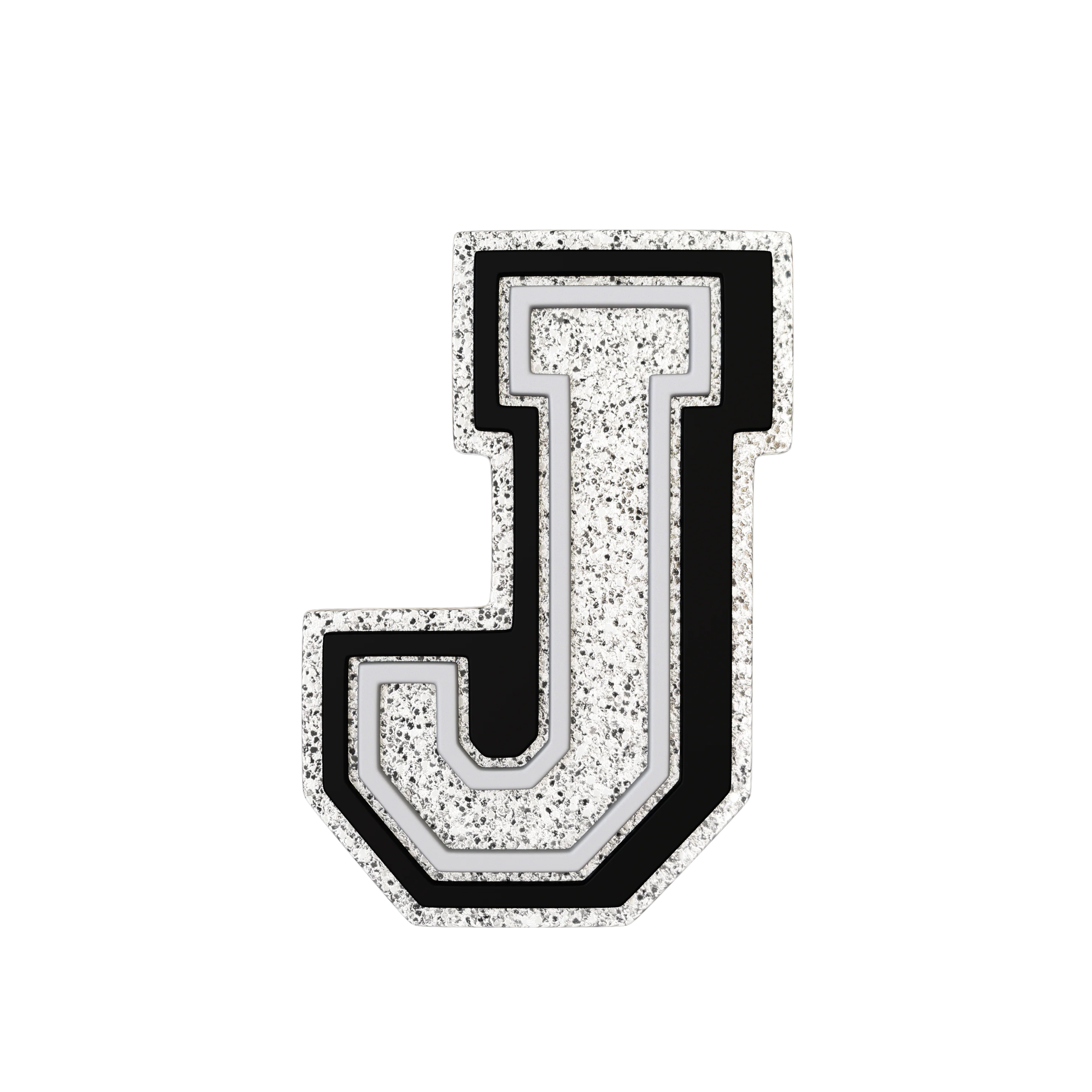 Budz | Silver Letter J