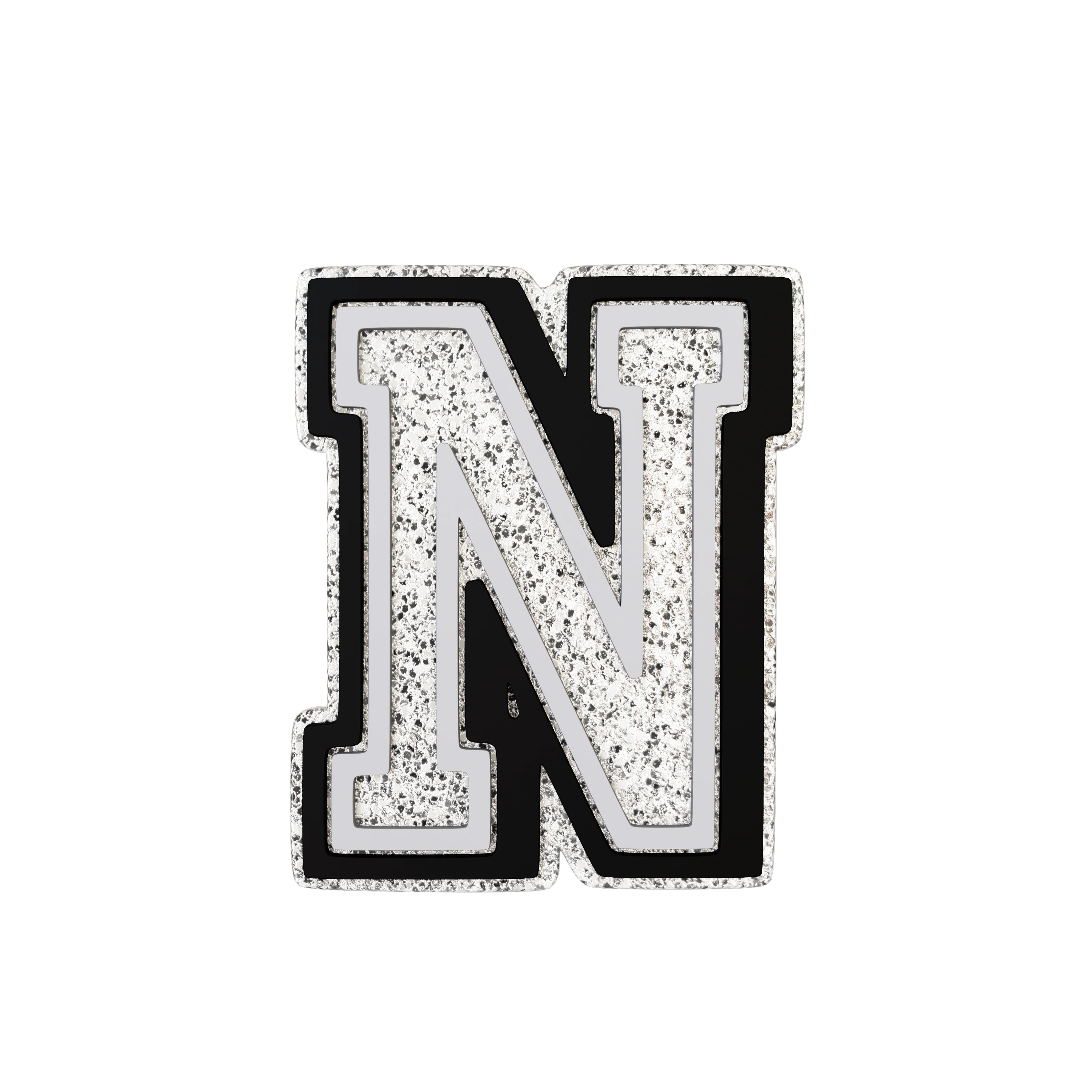 Budz | Silver Letter N