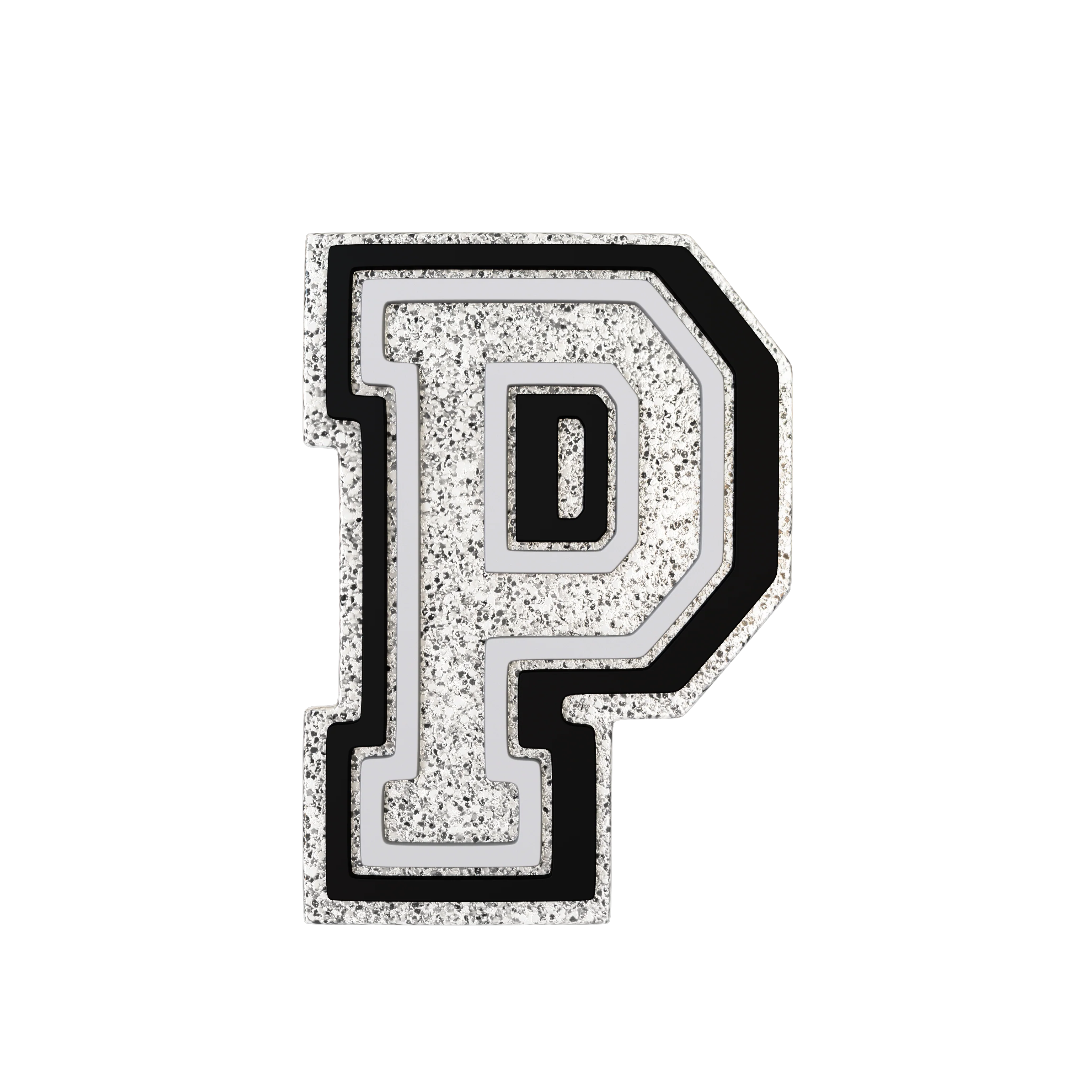 Budz | Silver Letter P