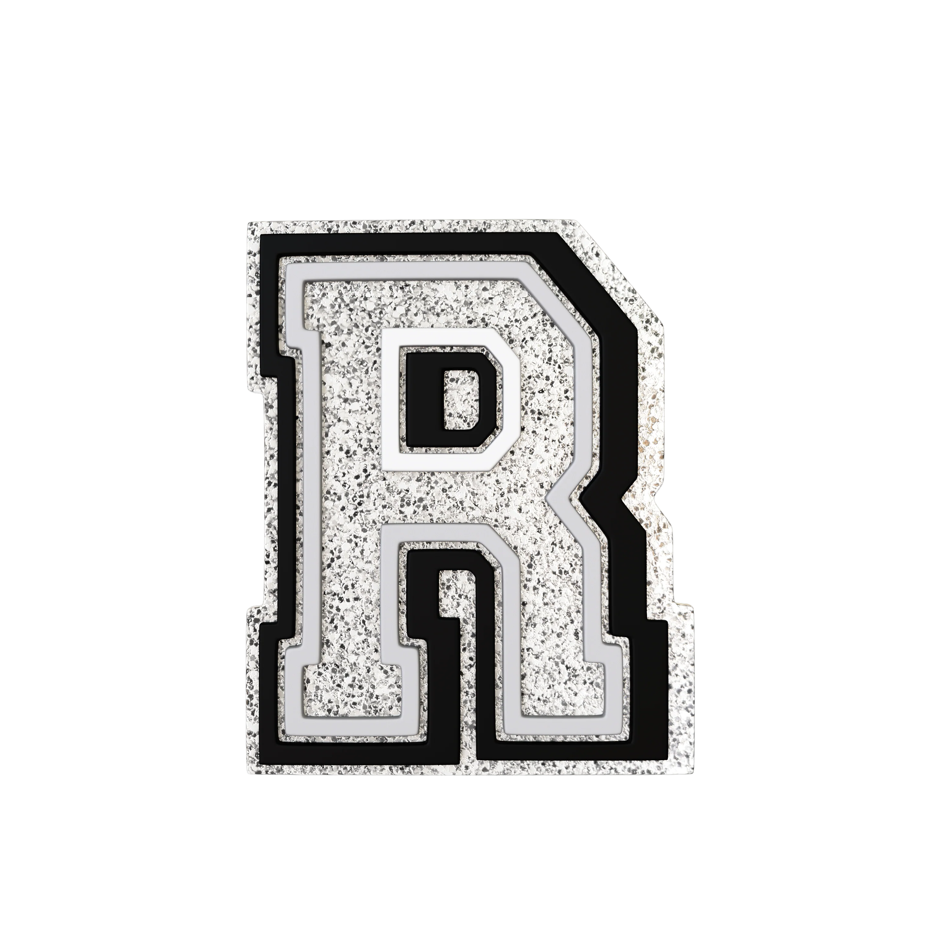 Budz | Silver Letter R