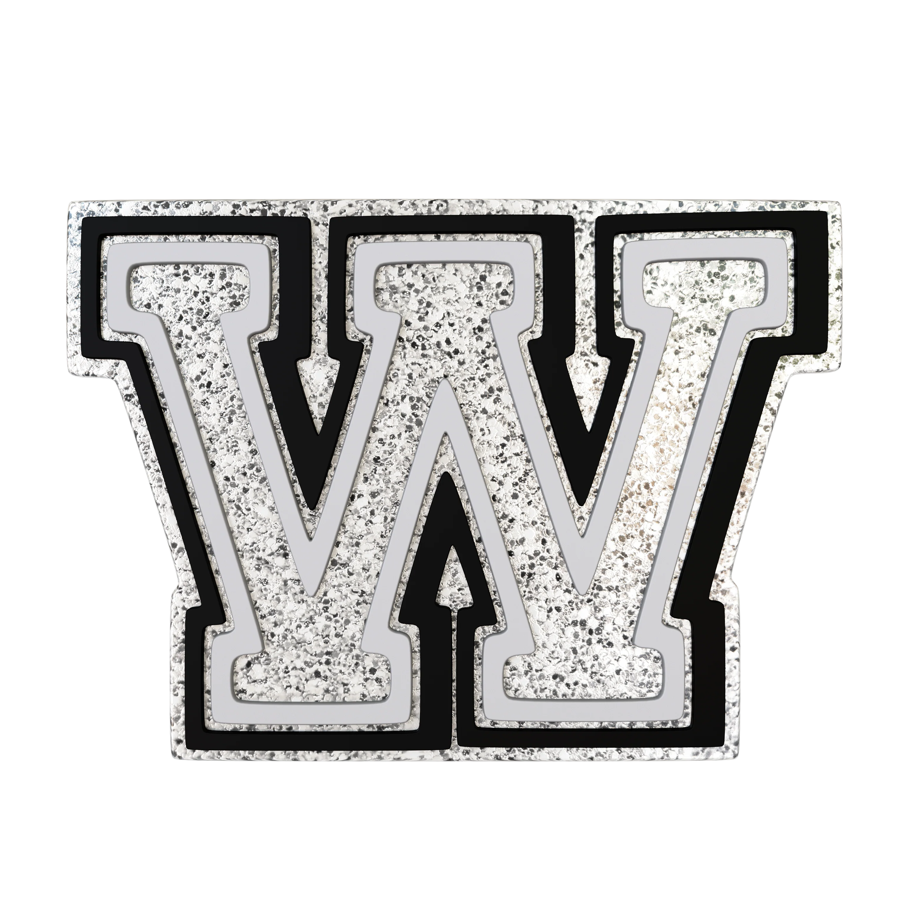Budz | Silver Letter W