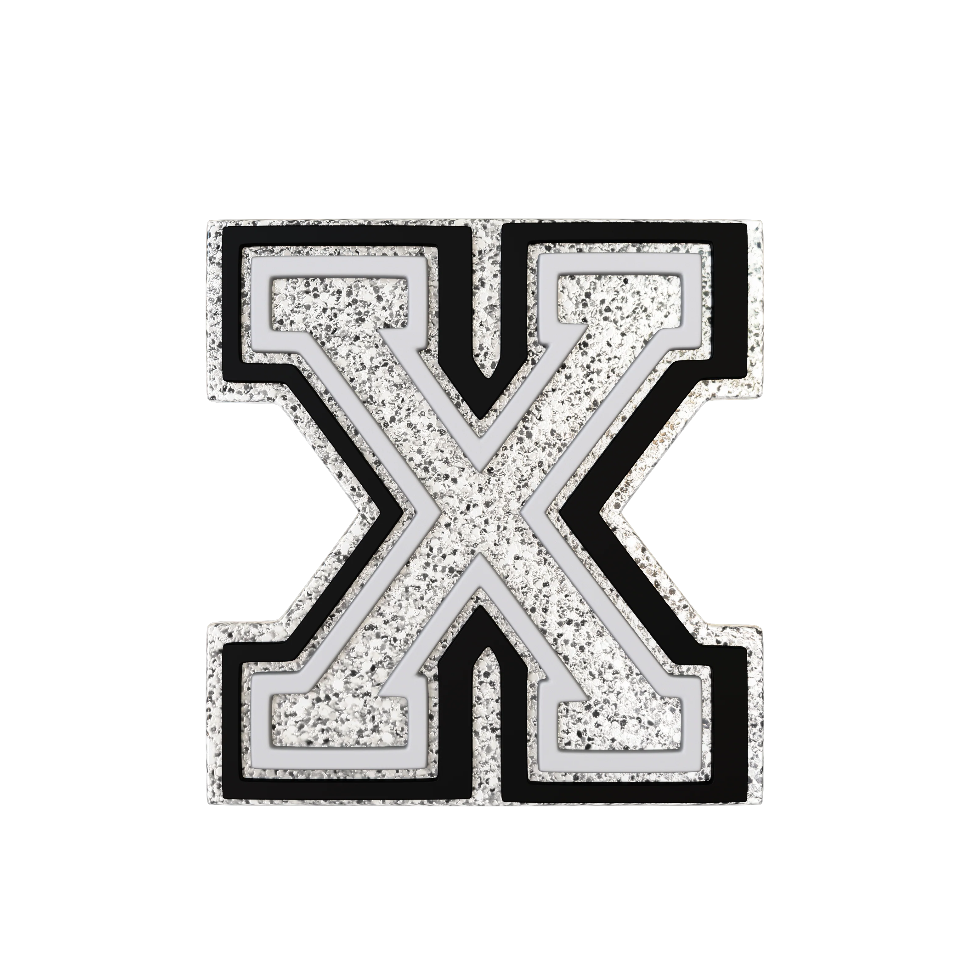 Budz | Silver Letter X