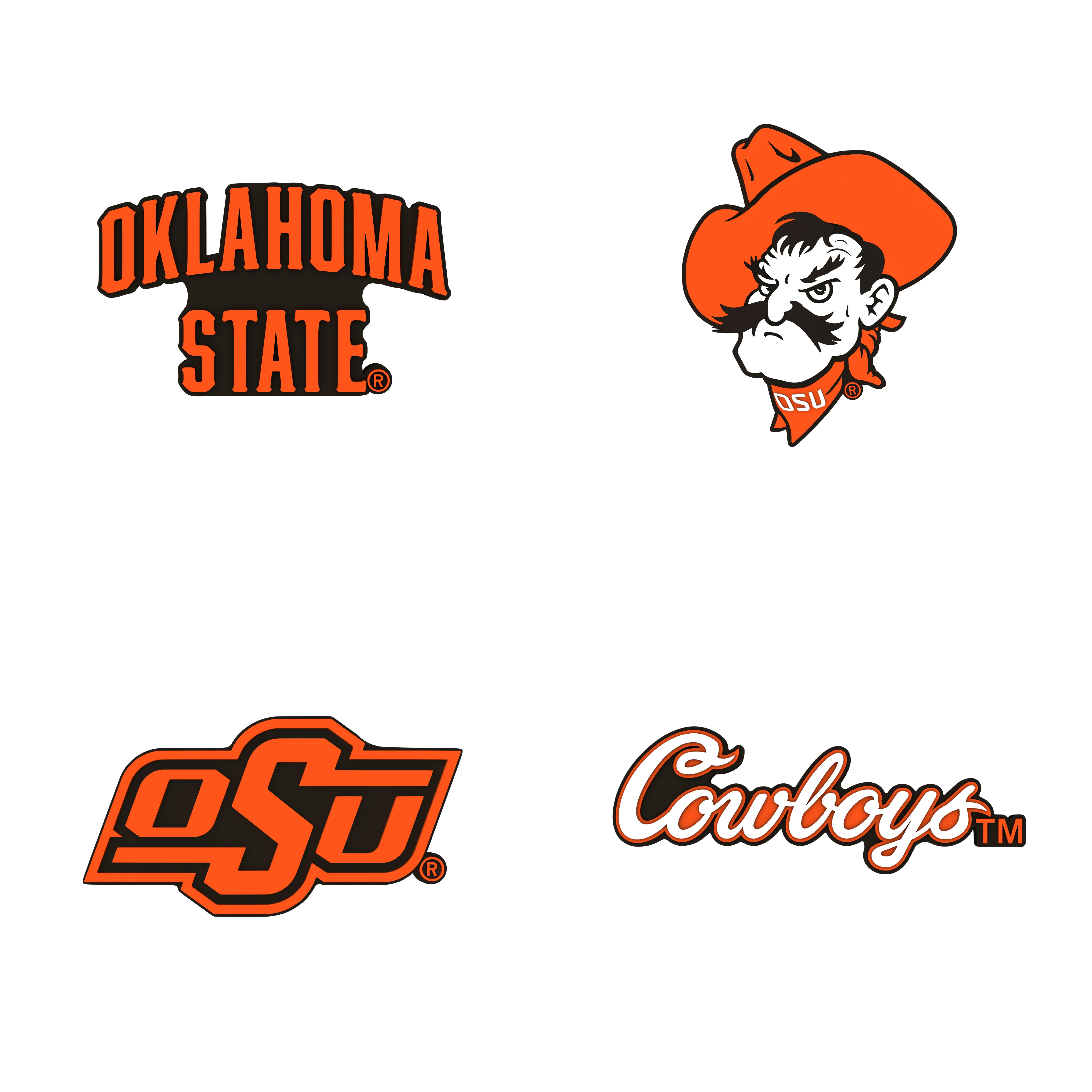 Budz | Oklahoma State Cowboys | 4-Pack Bundle