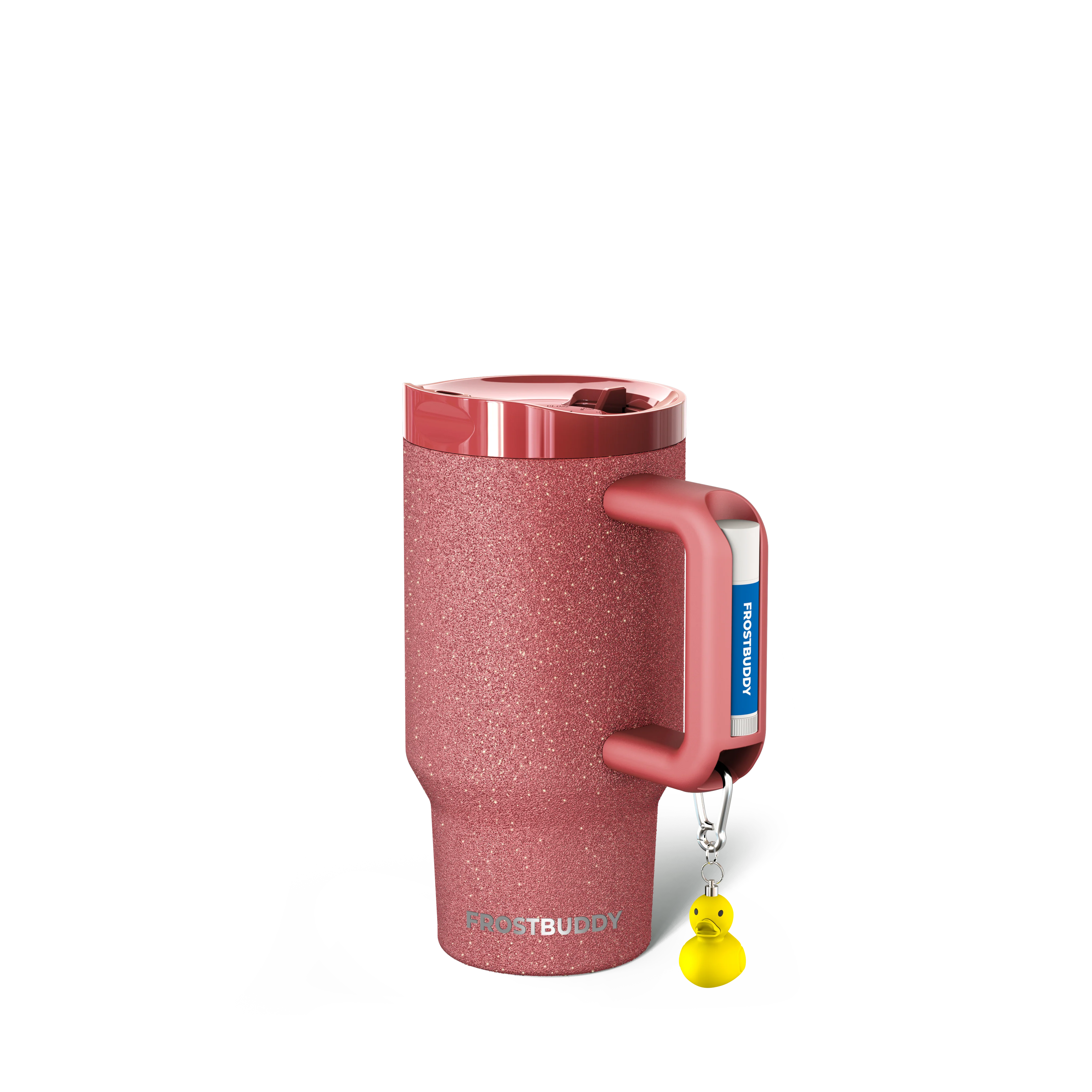 Thicc Buddy 16oz | Burgundy Glitz