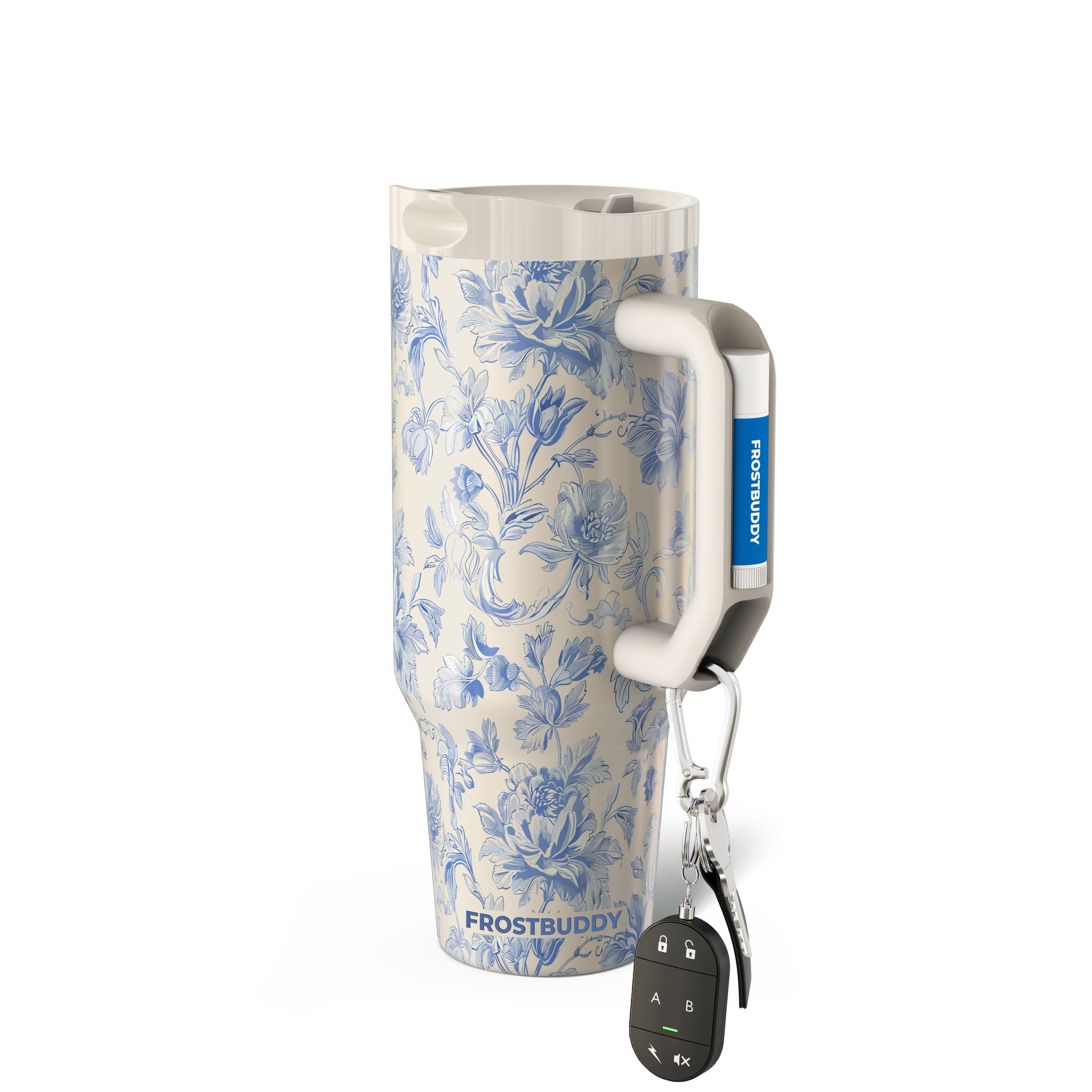 Thicc Buddy 40oz | Blue Floral