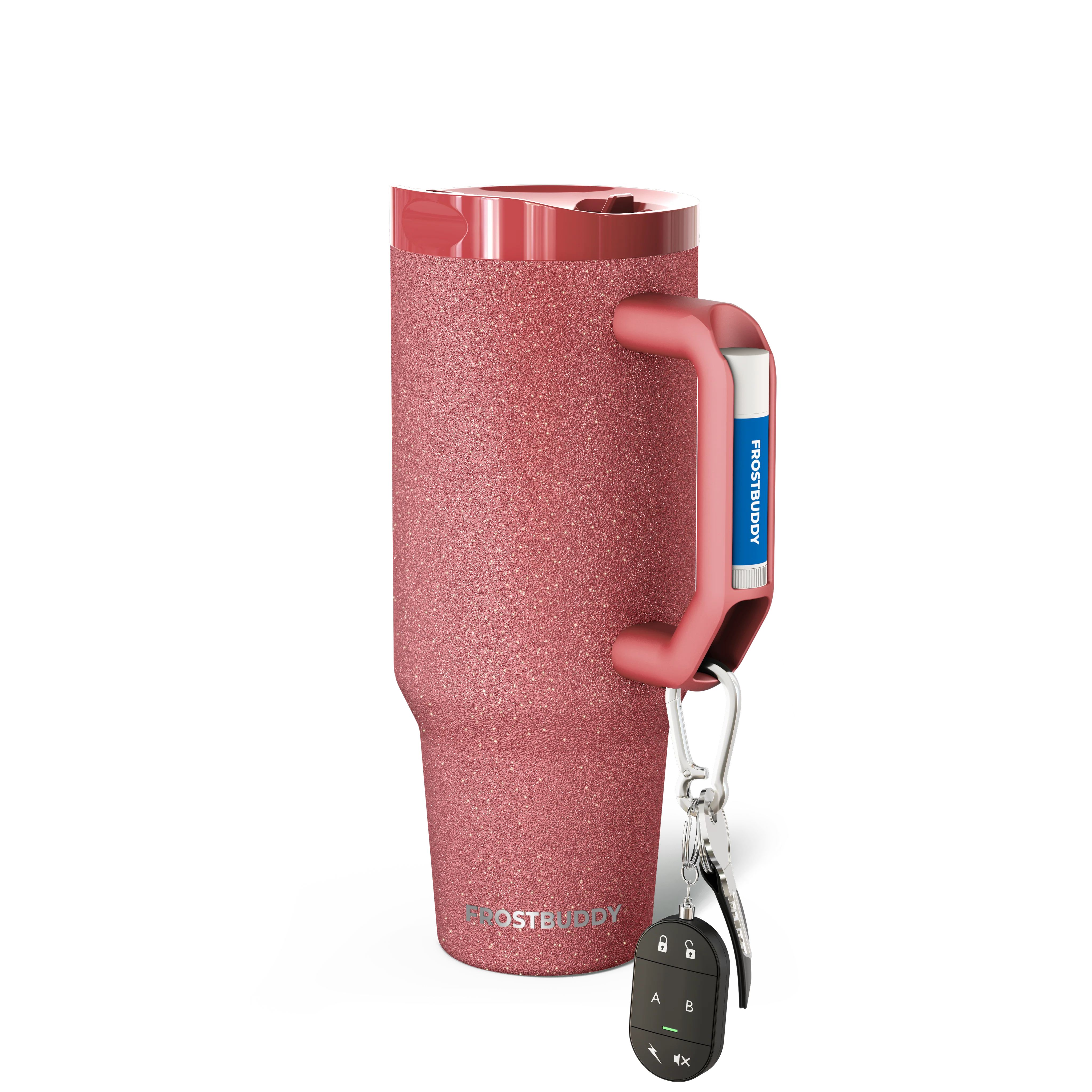 Thicc Buddy 40oz | Burgundy Glitz