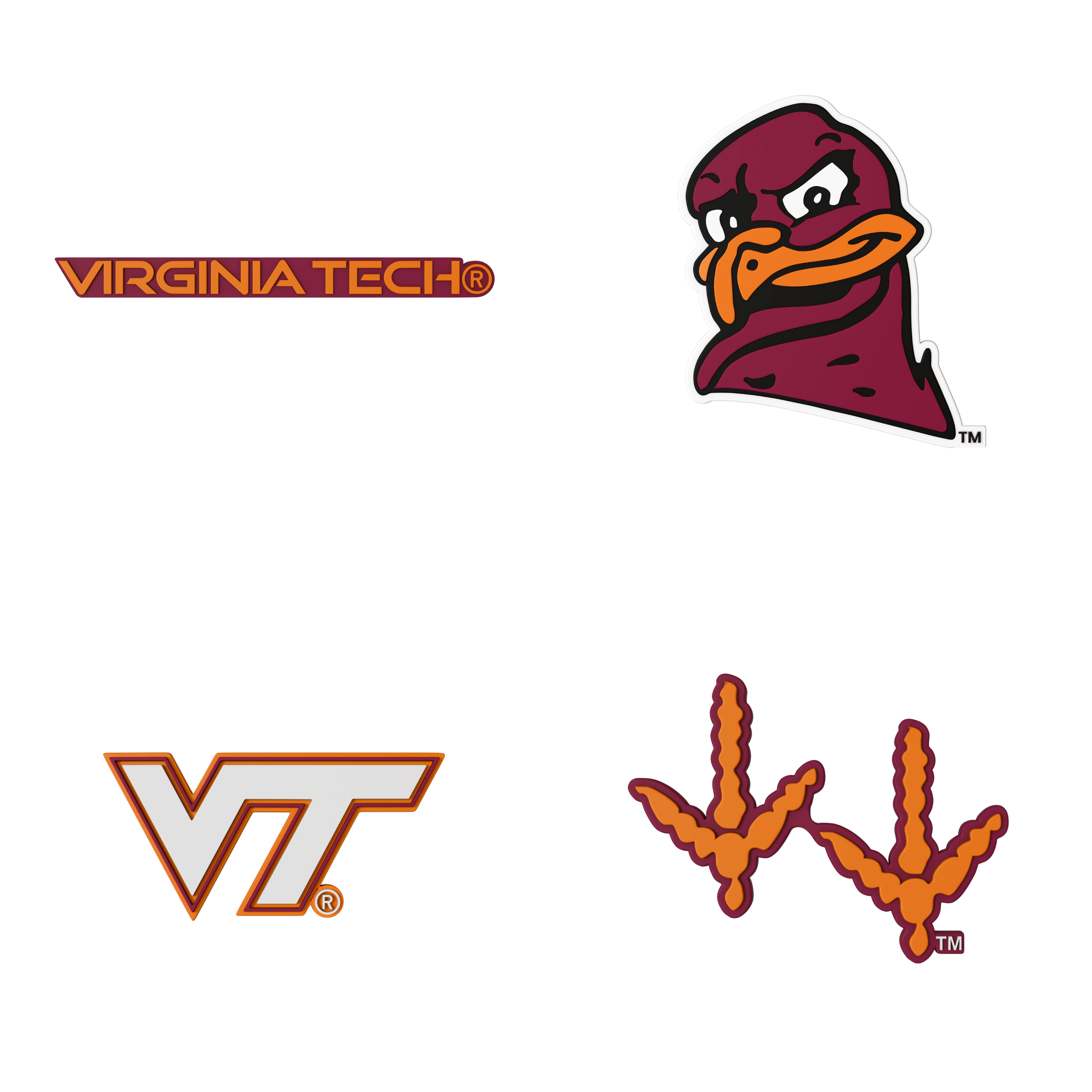Budz | Virginia Tech Hokies | 4-Pack Bundle